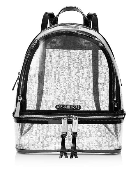 michael kors rucksack|michael kors clear backpack.